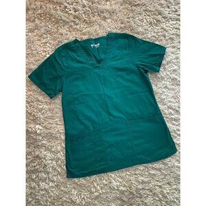 Life Threads Green Scrub Top Size M
